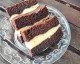 Foto langkah ke 8 dari resep Brownies Cream Cheese Kukus.