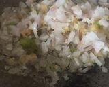 A picture of step 2 of Petha with Urad daal Wadian.