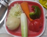 A picture of step 1 of Spicy veg mayo sandwich.