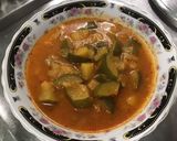 Une image de l'étape 15 de Soupe de pommes de terre et courgettes à la tomate.