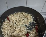 A picture of step 7 of Jeera Rice.