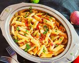 वेजिटेबल पास्ता (Vegetable pasta recipe in Hindi) रेसिपी चरण 5 फोटो