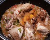 Foto del paso 14 de la receta Estofado de pollo con patatas y olivas amarillas