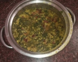 பாலக் கீரை கூட்டு(Palak Spinach kootu recipe in Tamil) ரெசிபி ஸ்டேப் 3 புகைப்படம்