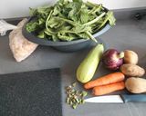Foto del paso 1 de la receta: Olla de pota y borraja