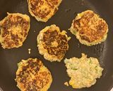 A picture of step 5 of Dahi ke kabab (veg).