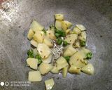 A picture of step 4 of Sabudana Khichdi.