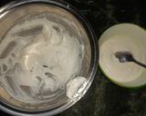 A picture of step 1 of Orange lemon posset shoters.