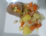 Foto del paso 4 de la receta: Peceto relleno con colchón de verduras
