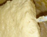 A picture of step 5 of Bread coated with akara paste.