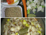 Lentejas con acelga y morcilla