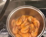 A picture of step 3 of Salmon Risotto with Prawns.