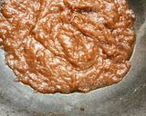 A picture of step 3 of Panee rMakhana, grapes raita, rajgiri halwa and farari bhakhri.
