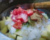 A picture of step 3 of Aloo bengan jhat pat.