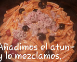 Foto del paso 5 de la receta: Casarecce, en salsa de tomates y atún