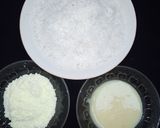 A picture of step 2 of Coconut laddo.