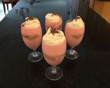 A picture of step 16 of Layered Straberry and Chocolate Mousse.