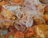 A picture of step 3 of Veg dum Biryani in Pressure Cooker.