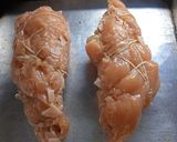 Foto del paso 3 de la receta: Supremas Rellenas de jamón, queso y aceitunas.🐥🐥🐥