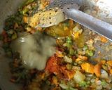 A picture of step 1 of Veg Fried Rice.