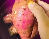 A picture of step 1 of Ghee-Roasted Sweet Potatoes.
