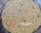 A picture of step 3 of Saat Dhan Parathas.