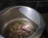 A picture of step 2 of Chana dal.