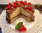 Foto del paso 21 de la receta Tarta de harina de arroz y crema pastelera de chocolate, sin gluten, sin lactosa