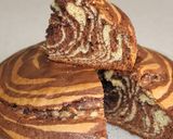 Foto del paso 2 de la receta: Torta sin mantequilla ni huevos estilo cebra: