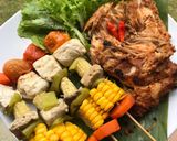 Foto langkah ke 3 dari resep (Eat Clean Menu) Ayam Bakar + Sate Sayuran.