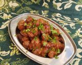 A picture of step 6 of Soya chunks dry Manchurian.