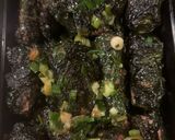 A picture of step 2 of Bò lá lốt with Fermented Fish Sauce Dip.