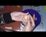 صورة لخطوة 6 من وصفة الكبه الحلوه اول مره بالعجوه والطعم تحفه بجد 👍😋