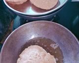 A picture of step 10 of Chole -puri.