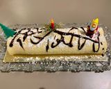 Une image de l'étape 5 de Bûche crème mousseline à la clémentine.