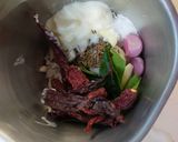 A picture of step 1 of Coconut chutney.