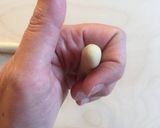 A picture of step 2 of Hand made orecchiette and cavatelli pasta: how to make them.
