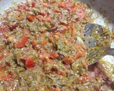 A picture of step 3 of Baingan ka Bharta.