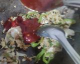 A picture of step 4 of Chinese Bhel.