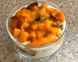 A picture of step 2 of Fruit and nut angoor rabdi.