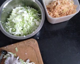 A picture of step 4 of Spring Roll Wrap.
