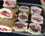 Hình bước làm 2 của món Đậu hũ (đậu khuôn/đậu phụ) nhồi thịt sốt cà chua