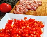 Foto del paso 1 de la receta ESPAGUETTIS🍝Con Tomate🍅 Seco al orégano y Pesto...!