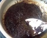A picture of step 4 of Black rice pudding/ Chak Hao pudding.