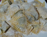 Foto del paso 6 de la receta: Pasta fresca casera rellena de mozzarella y espinacas