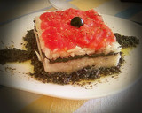 Foto del paso 3 de la receta: Tartar de esqueixada con bacalao y olivada