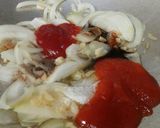 Foto langkah ke 4 dari resep Ayam Cumi Saos Padang.