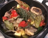 Une image de l'étape 21 de Chevreau aux légumes et os à moelle façon pot au feu revisité.
