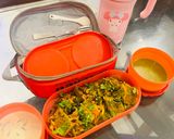 #मसूर दाल कतली मसाला फ्राइड (ऑफिस ट्रिक लंच बॉक्स) रेसिपी चरण 19 फोटो