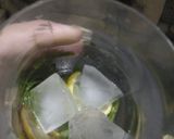 A picture of step 2 of Mint lemon mojito.